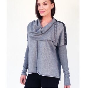 Raw Earth Wild Sky Essential Junction Sweatshirt Heathered Gray Size Small